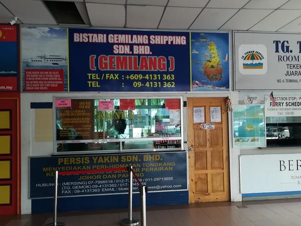 Tanjung Gemok Ferry Ticket Counter
