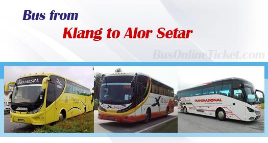 Bus from Klang to Alor Setar