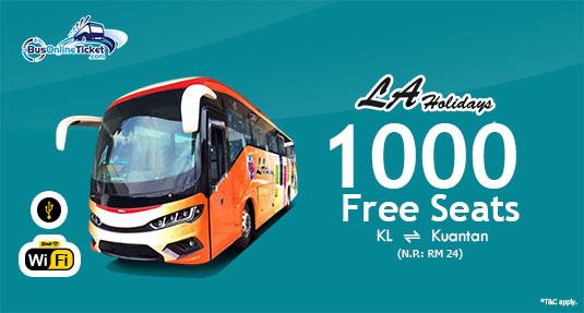 Free 1000 LA Holidays Bus Tickets Giveaway