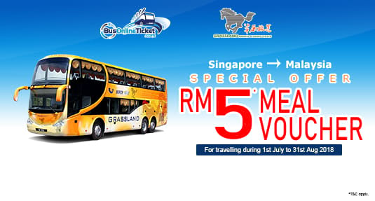 For customers travelling between 1st July to 31st Aug 2018 from Singapore to Kuala Lumpur, Ipoh and Penang