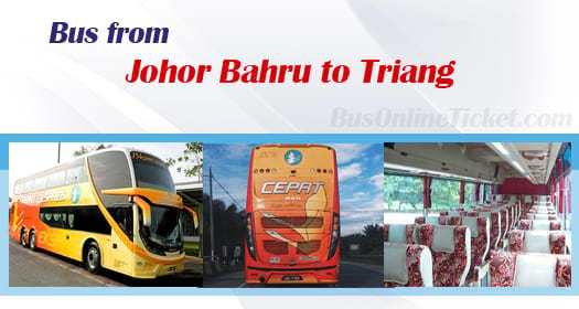 Bus from Johor Bahru to Triang