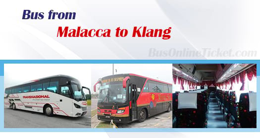 Bus from Malacca to Klang