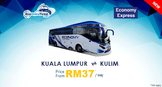 Economy Express Offers Bus Between Kuala Lumpur and Kulim