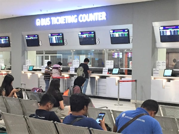 Bus Ticket Counter at Level 2