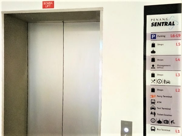 Lift at Parking Area
