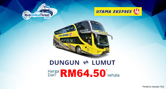 Utama Express Opens Trip for Bus From Dungun and Lumut