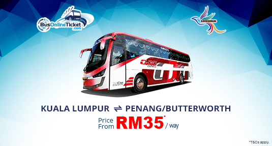 GJG Express Offers Bus From Kuala Lumpur to Butterworth and Penang