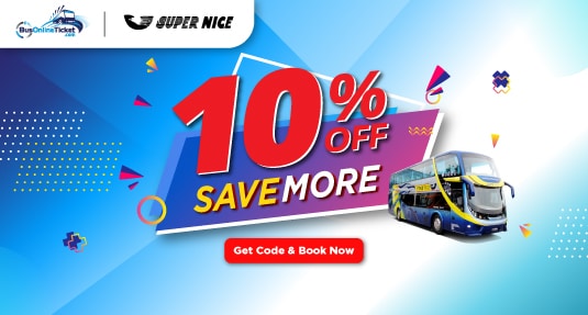 10% OFF on all Supernice Grassland Bus Ticket Bookings