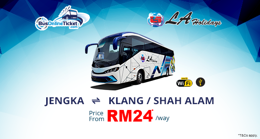 Bus Service between Jengka and Klang or Shah Alam with LA Holidays