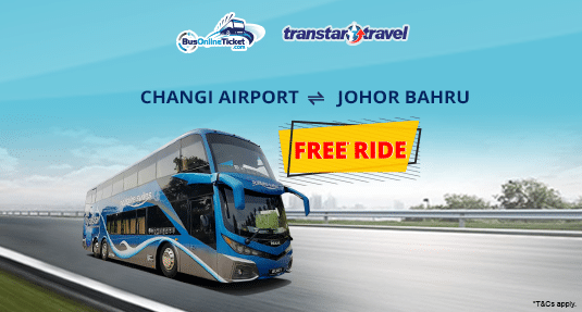 Transtar Travel Offers Free Ride between Changi Airport and Johor Bahru