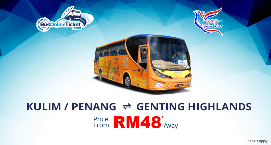 Kulim First Travel Bus to Genting Highlands
